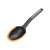 Fiskars Functional Form silicone edge spoon, black with orange edge