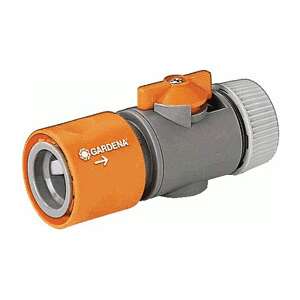 Gardena OGS 1/2 inch hose connector with shut-off valve - Connector and Accessory