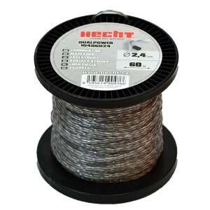 Hecht 10406024 2.4mm x 60m square trimmer line spool - Hecht