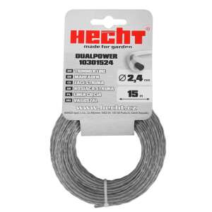 Hecht 10301524 2.4mm x 15m trimmer line, round string for grass trimmers - Trimmer Line