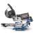 Scheppach HM 90 MP dual-speed miter saw with sliding function and laser