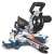 Scheppach HM 90 MP dual-speed miter saw with sliding function and laser