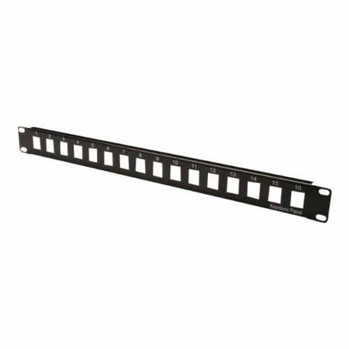 DIGITUS 16 Port-os 1U Patch Panel - Fekete 173870570 - Digitus