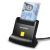 Czytnik Axagon AXAGON CRE-SM3SD, USB-A FlatReader 4-slot czytnik kart identyfikacyjnych + SD/microSD/SIM, kabel 1,3 m 82603272