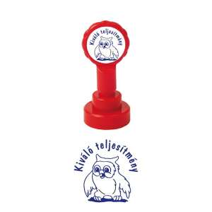 Xstamper N43 "Excellent performance!" school stamp with an owl design - Stamp