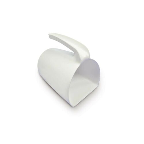 Aricasa 2-литрова бяла хигиенна лъжичка за брашно и съставки