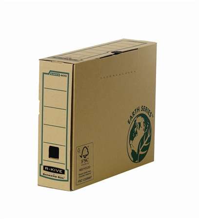 FELLOWES Archiválódoboz, 80 mm, "BANKERS BOX® EARTH SERIES by FELLOWES®" 31579994