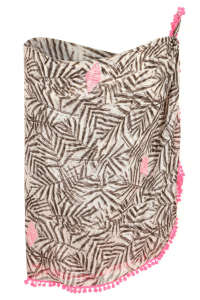 Superdry mintás Strandkendő #rózsaszín-drapp 31580270 Fejpántok, fejkendők