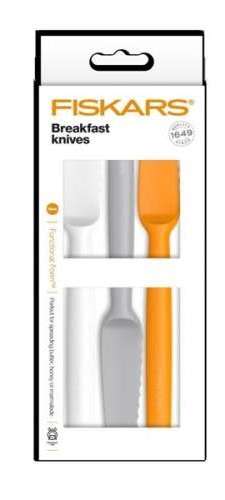 Fiskars Set de cuțite pentru micul dejun Functional Form 3 piese