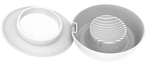 Fiskars Functional Form Eischneider, offen, zeigt den Schneidemechanismus