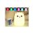 Детска нощна лампа led cat kitty rgb touch 82306731
