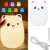 Dziecięca lampka nocna led kot rgb touch 82306731