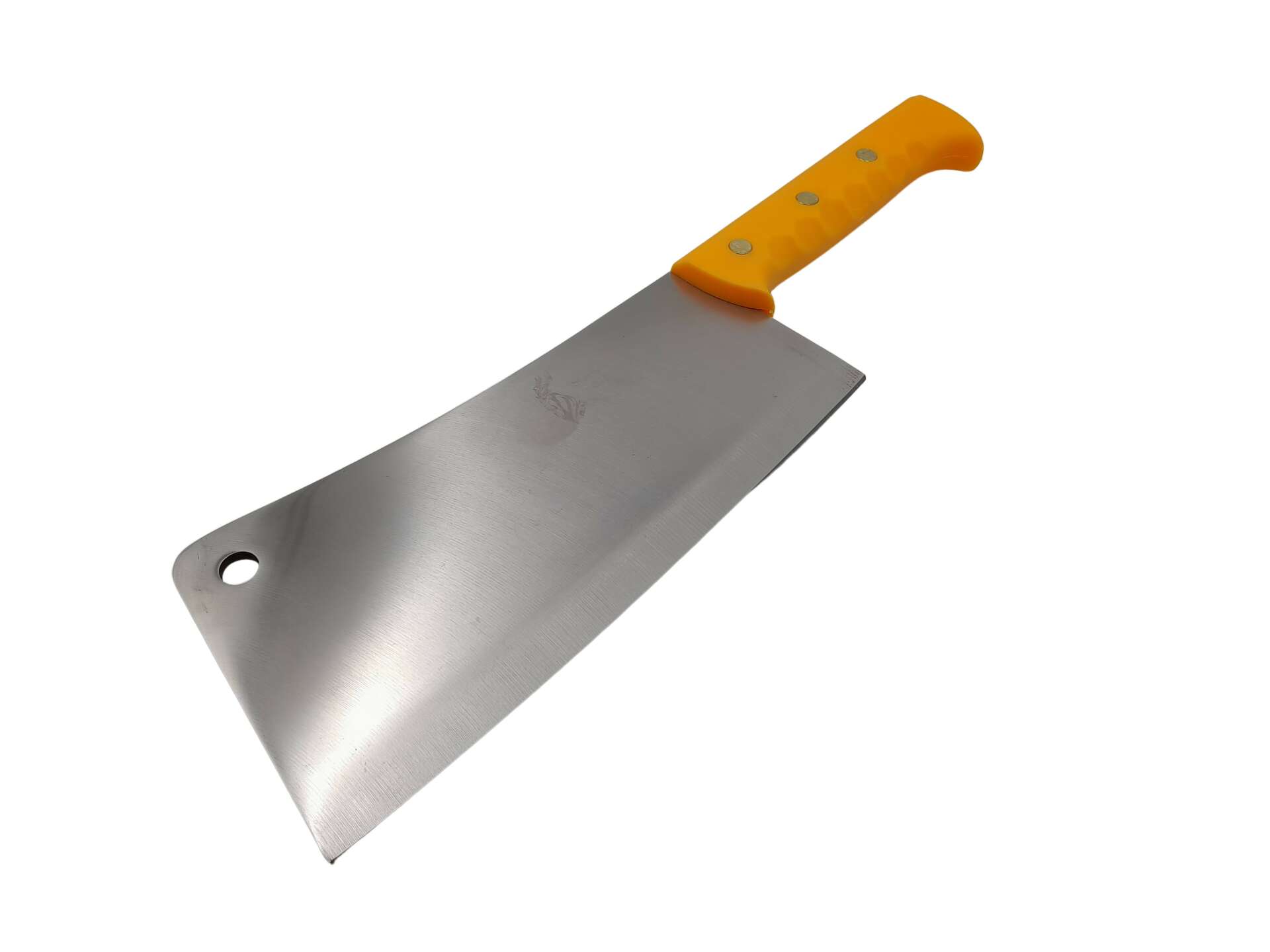 Satar macelarie DEPOX®, Rough Kitchen, 43.5 cm, otel inoxidabil, 1.1 kg, galben