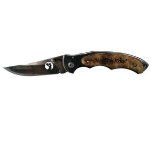Elk Ridge folding hunting knife with wooden handle - Hunting