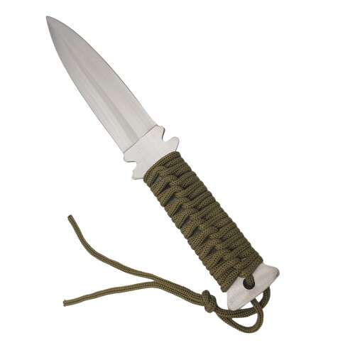 Ideallstore ninja dobókés zöld paracord markolattal