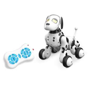 Intelligens, távirányítós robot kutya -  sétáló, hemperegő, ugató, táncoló és éneklő robot házikedvenc (BBJ) 81623230 