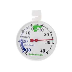 Envisage refrigerator thermometer, white, with hook and suction cup, for freezer or refrigerator - Other Measuring Tool