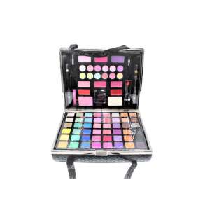 Magic Color makeup set with 77 colors, including eyeshadows, lipsticks, lip glosses, blush, eyeliner, and eyebrow pencil - Vanity Table, Makeup Set, Fragrance