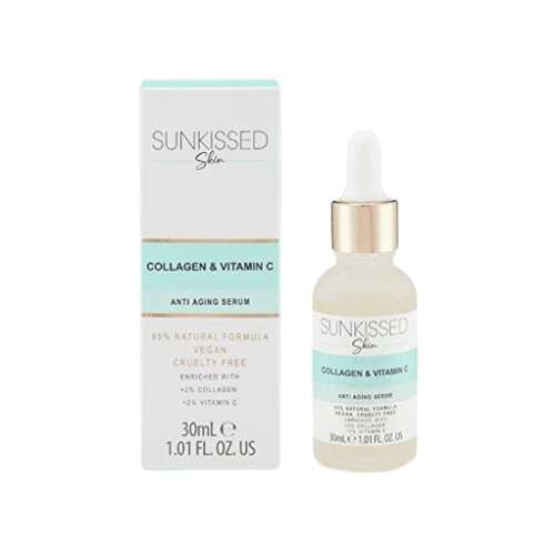 Sunkissed Skin Serum przeciwzmarszczkowe z kolagenem i witaminą C, 30 ml