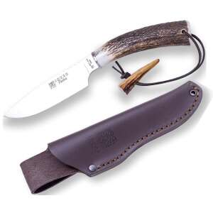 Cuțit Joker Flecha cu mâner din corn de cerb și teacă de piele - Cuțite de vânătoare și de supraviețuire