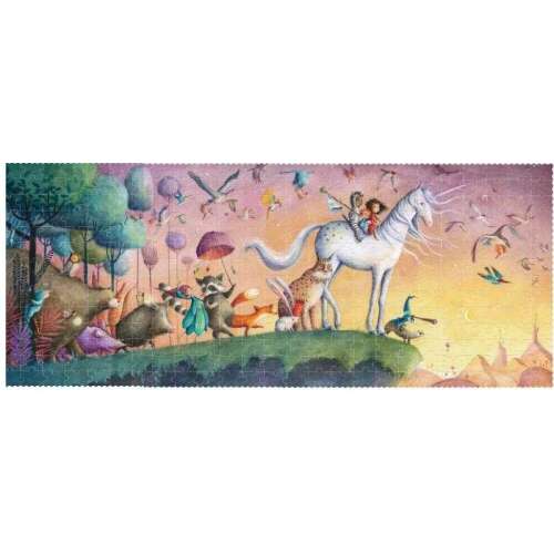 Londji My Unicorn Glitter Puzzle, 350 pieces, completed puzzle, unicorn, animals, fantasy, children's puzzle