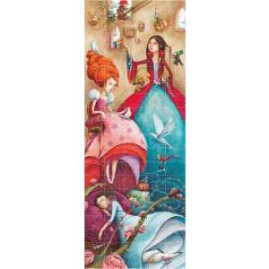 Londji Princesses Puzzle, 100 pieces, showing the puzzle image - Londji