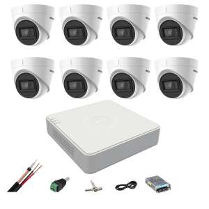 Hikvision 8MP videó megfigyelő rendszer 8 kamerával, 4K DVR-rel és tartozékokkal - Hikvision
