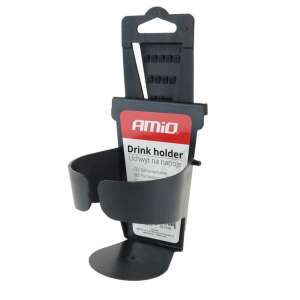Suport pentru băuturi negru AMIO, suport pentru pahare de mașină - Suporturi de pahare pentru mașină
