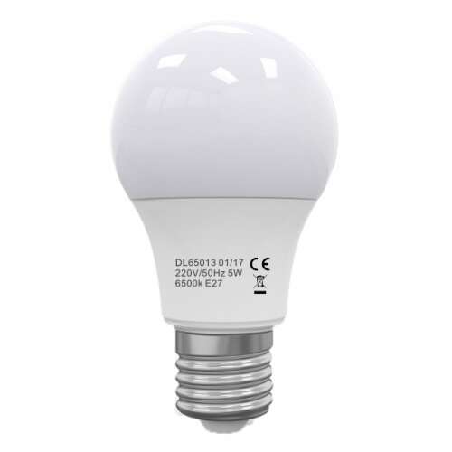 DeLight A60 LED izzó, 12W E27 6500K, hideg fehér