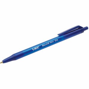 Bic Round Stic Clic blauer Kugelschreiber - Kugelschreiber