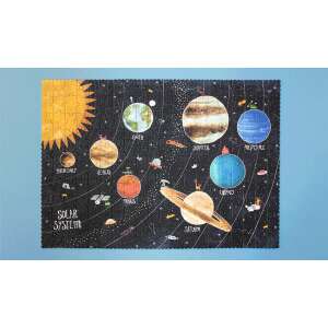 Completed Londji Discover the Planets Glow in the Dark Puzzle 200 pieces, Solar System, Space, Kids Puzzle - Londji