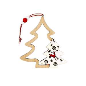 Cream-white Pine Tree Christmas Ornaments 59197912 - Nonbrand Christmas Decoration