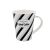 Keep Calm and Drink Coffee Striped Porcelain Mug