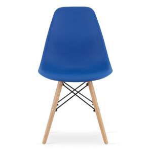Blue Osaka chair with wooden legs - Kitchen Furniture