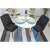 Black velvet dining chair with diamond-shaped buttons, Amore, Scandinavian style