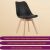 Mercaton black Scandinavian dining chair, comfort and design features