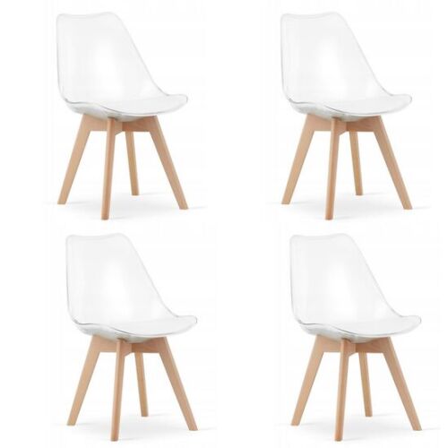 Mercaton Mark Transparent Chairs - Set of 4