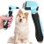 Springos Self-Cleaning Pet Brush, Blue-Black, 5 cm 59202048