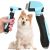 Springos Self-Cleaning Pet Brush, Blue-Black, 5 cm 59202048