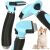 Springos Self-Cleaning Pet Brush, Blue-Black, 5 cm 59202048