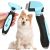 Springos Self-Cleaning Pet Brush, Blue-Black, 5 cm 59202048