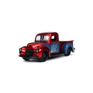 Jada Toys 1:32 model Ford Pick Up truck cu design Spider-Man, roșu și albastru - Jocuri creative și de construcție