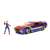 Kapitány Marvel 1973 Ford Mustang Mach 1 fém autó, Kapitány Marvel figurával
