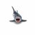 Papo Megalodon Shark Figure - Open Mouth Front View