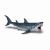 Papo Megalodon Shark Figure - Side View with Open Mouth
