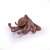 Papo CSEVEGŐ CSIGA FIGURA octopus figurine, side view, realistic detailed model, brown color, for kids, educational toy