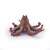 Papo CSEVEGŐ CSIGA FIGURA octopus figurine, back view, realistic detailed model, brown color, for kids, educational toy