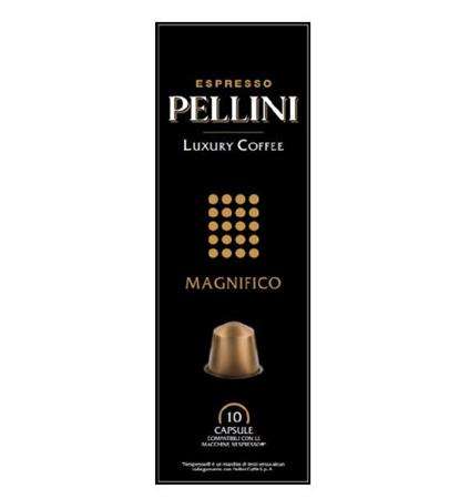 Pellini Magnifico Espresso Coffee Capsules, Nespresso Compatible, 10 Count