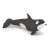 Papo Killer Whale Figure, realistic and detailed, black and white, for kids