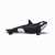 Papo Killer Whale Figure, side view, black and white, realistic, detailed, for kids, educational toy